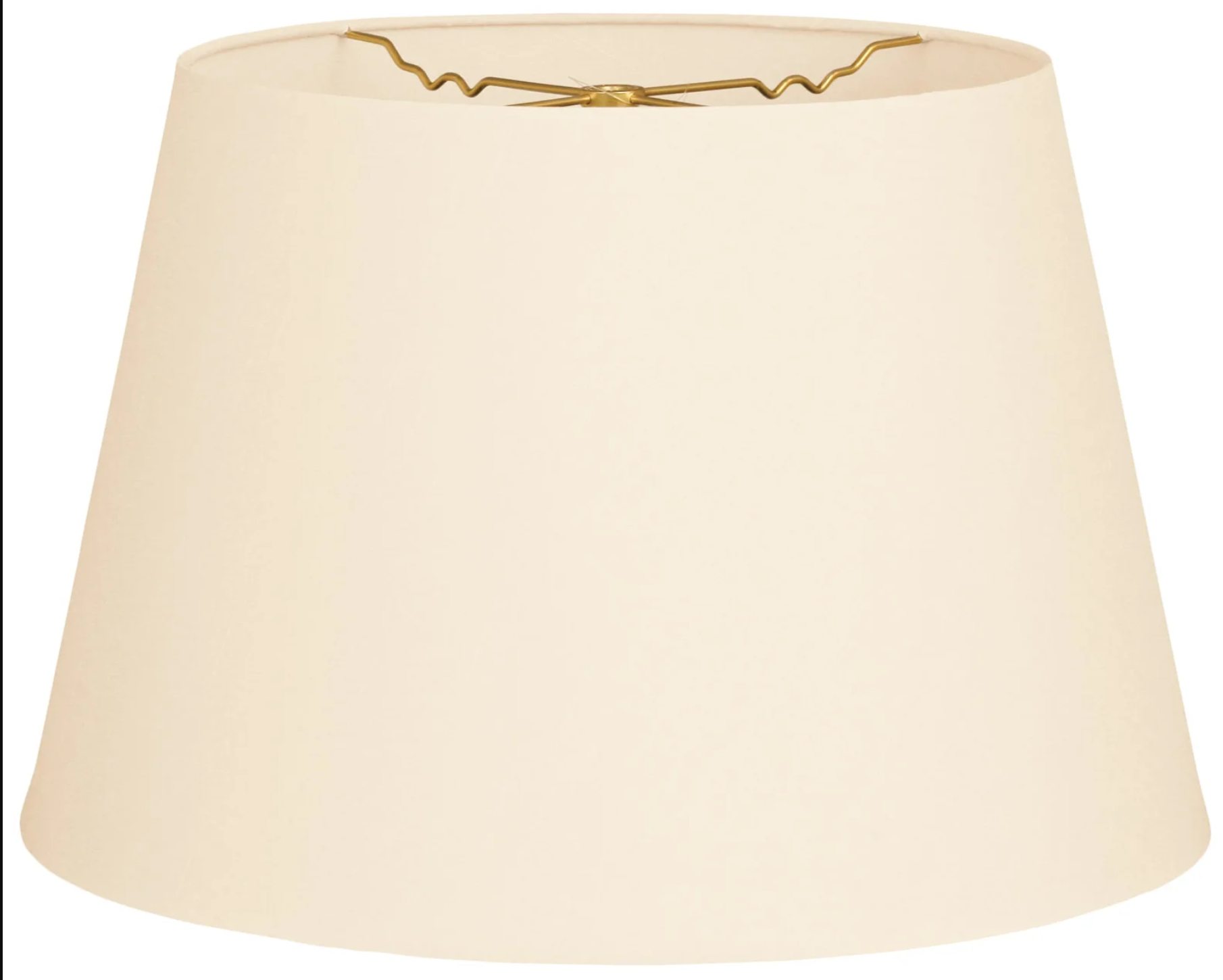 Royal HB606 Eggshell Shantung Hardback Tapered Shallow Drum Shade