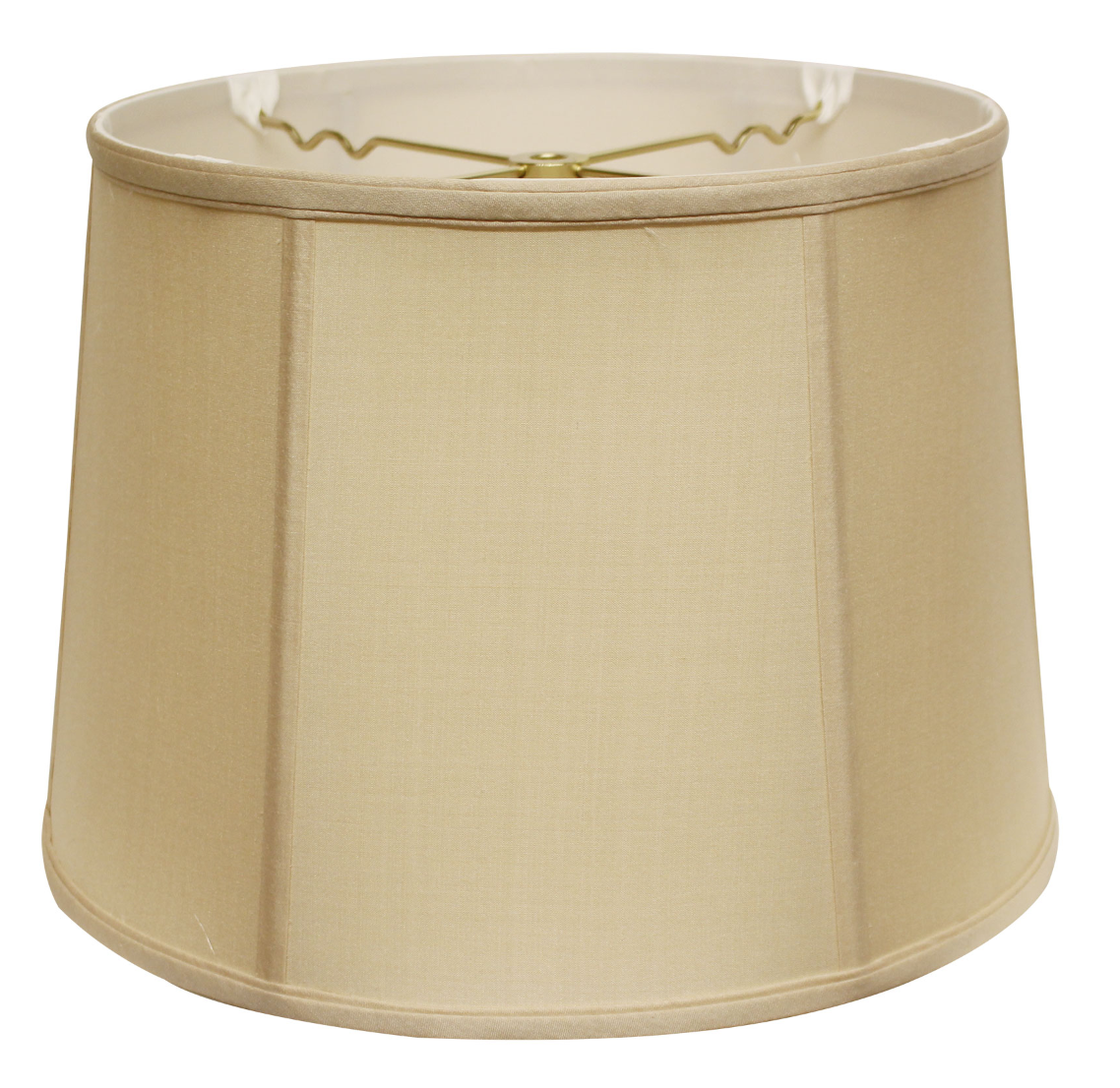 SL134 Tan Linen Retro Drum Shade