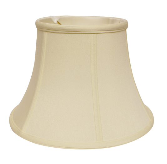 SL25 Natural Linen Shallow Drum Shade