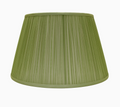 Green Mushroom Pleat Modified Empire Silk Shade
