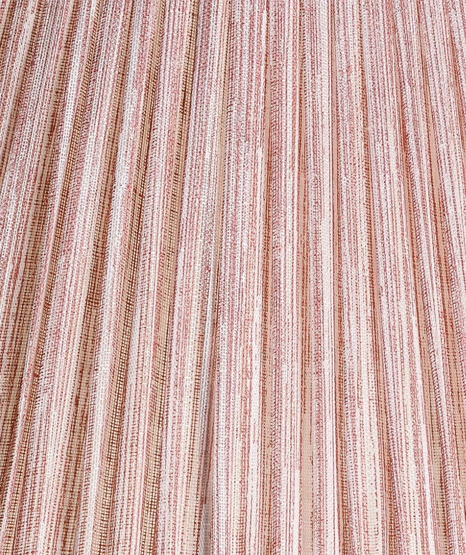 Fermoie Modified Empire Linen Shade in Pink Strié