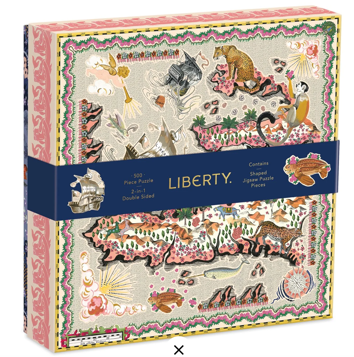 Liberty London Double-Sided Jigsaw Puzzle
