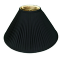 Royal BS727 Black Shantung Coolie Empire Side Pleat Shade