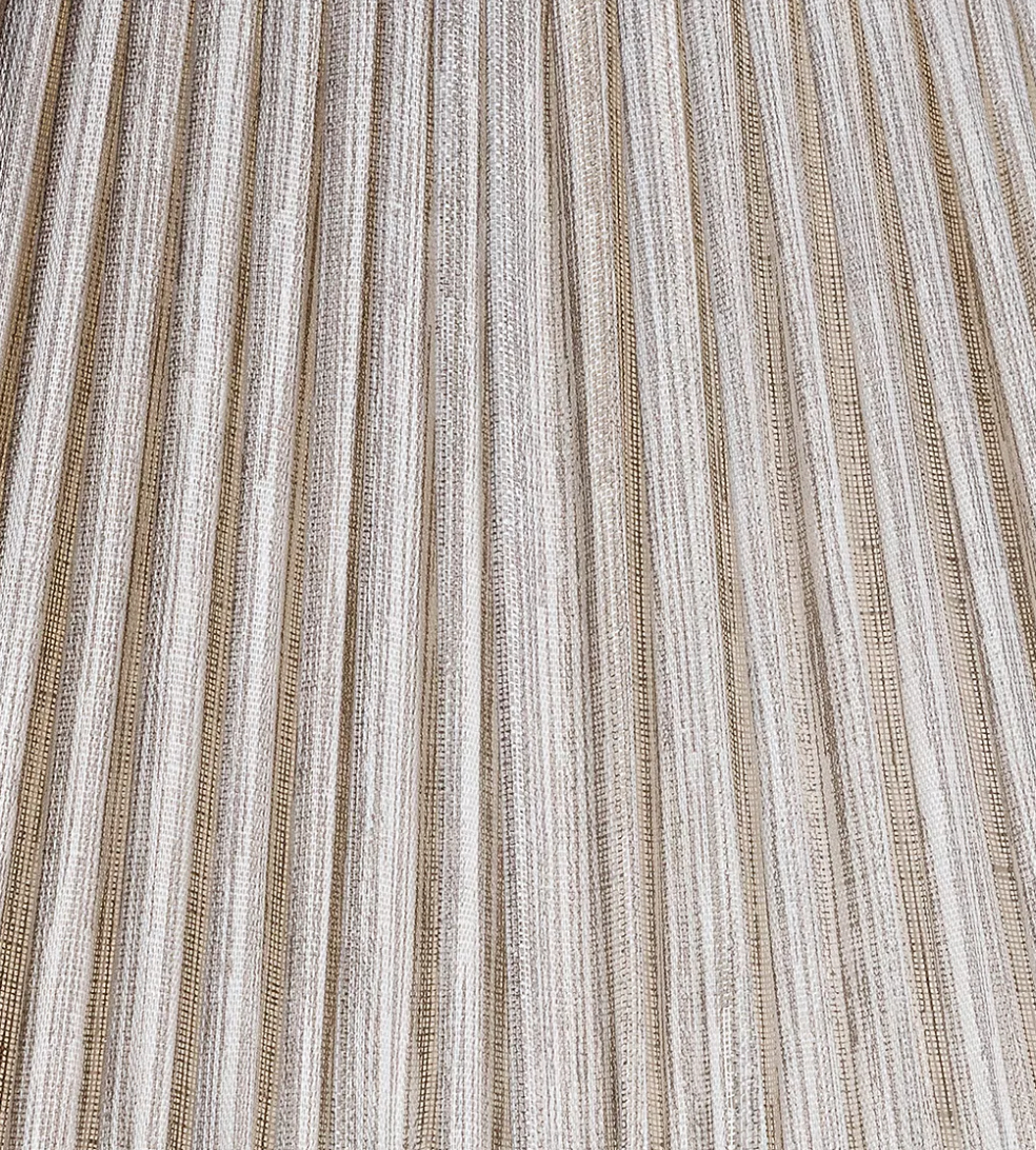 Fermoie Modified Empire Linen Shade in Grey Strié