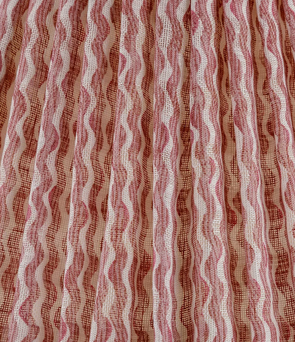 Fermoie Modified Empire Linen Shade in Pink Popple