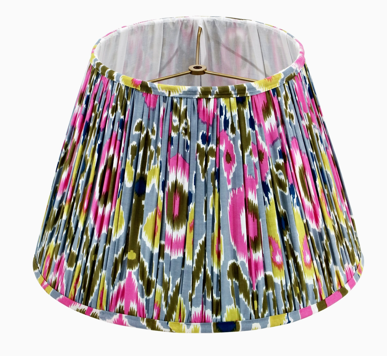 Ikat Pleated Empire Lamp Shade