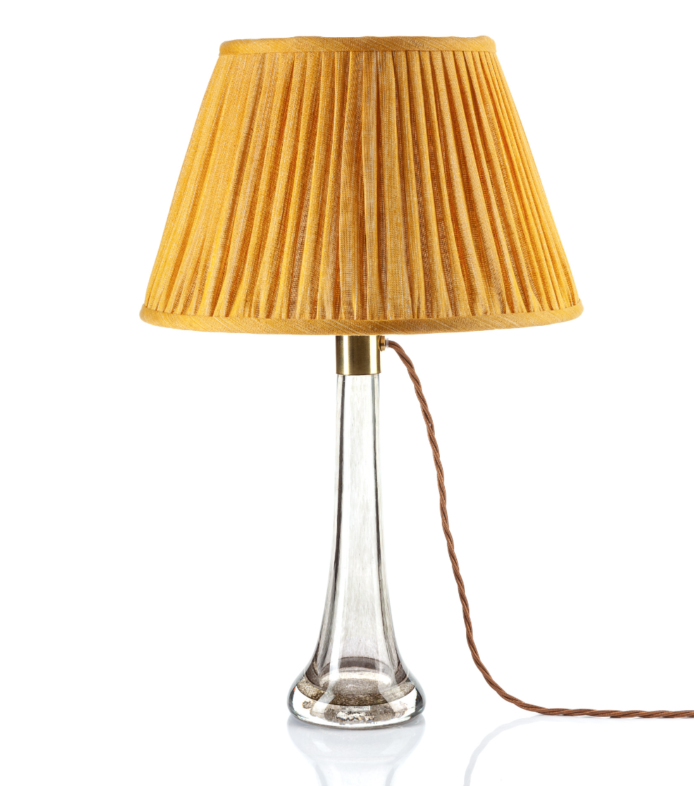 Fermoie Modified Empire Linen Shade in Club Yellow