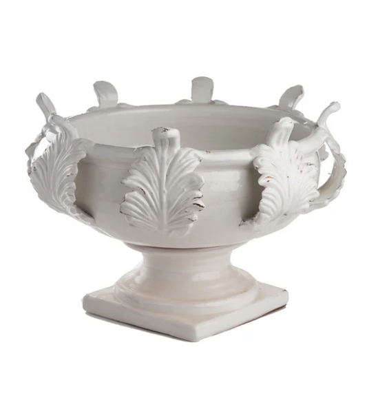 Vinci Centerpiece with Acanthus Leaf Decor