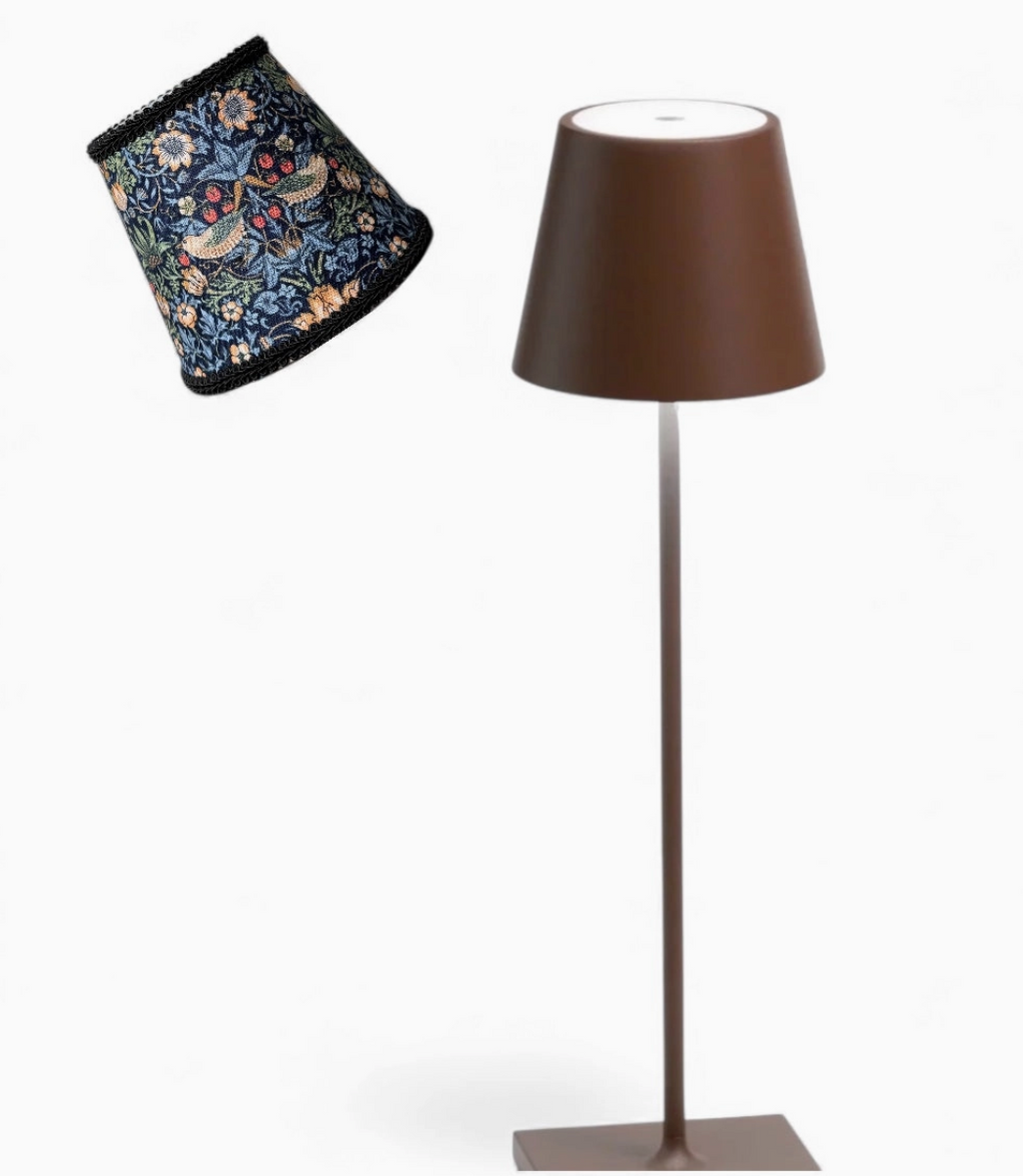 William Morris Cordless Lampshade