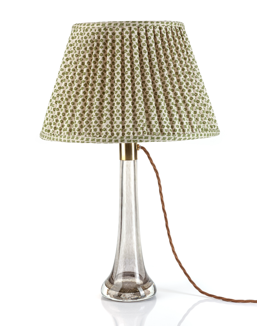 Fermoie Modified Empire Cotton Shade in Green Marden