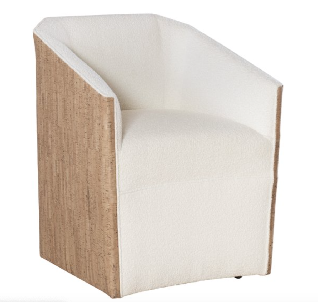 Edina Castered Barrel Back Arm Chair