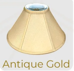 Royal BS706 Antique Gold Shantung Coolie Empire Shade