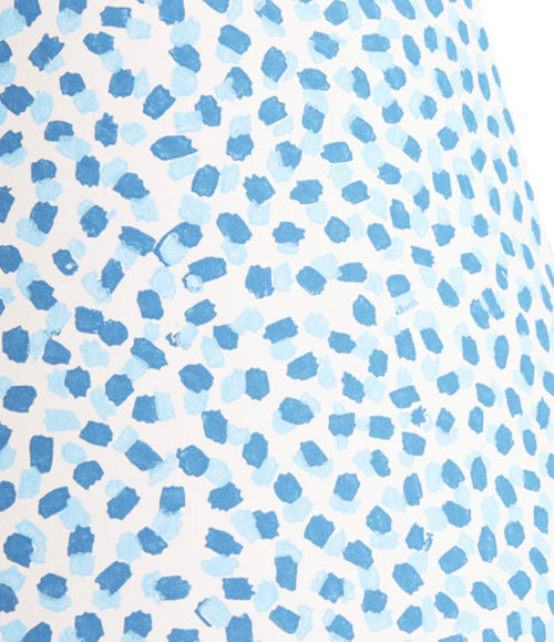 Blue & Indigo Polka Dot Paper by GP & J Baker Empire Hardback Shade