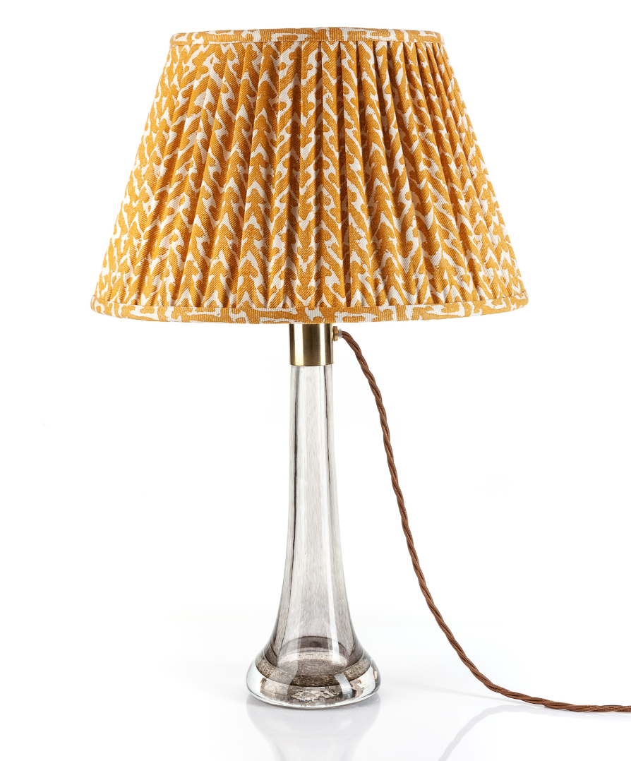 Fermoie Modified Empire Cotton Shade in Yellow Rabanna