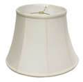 SL50 White Shantung Modified Bell Shade