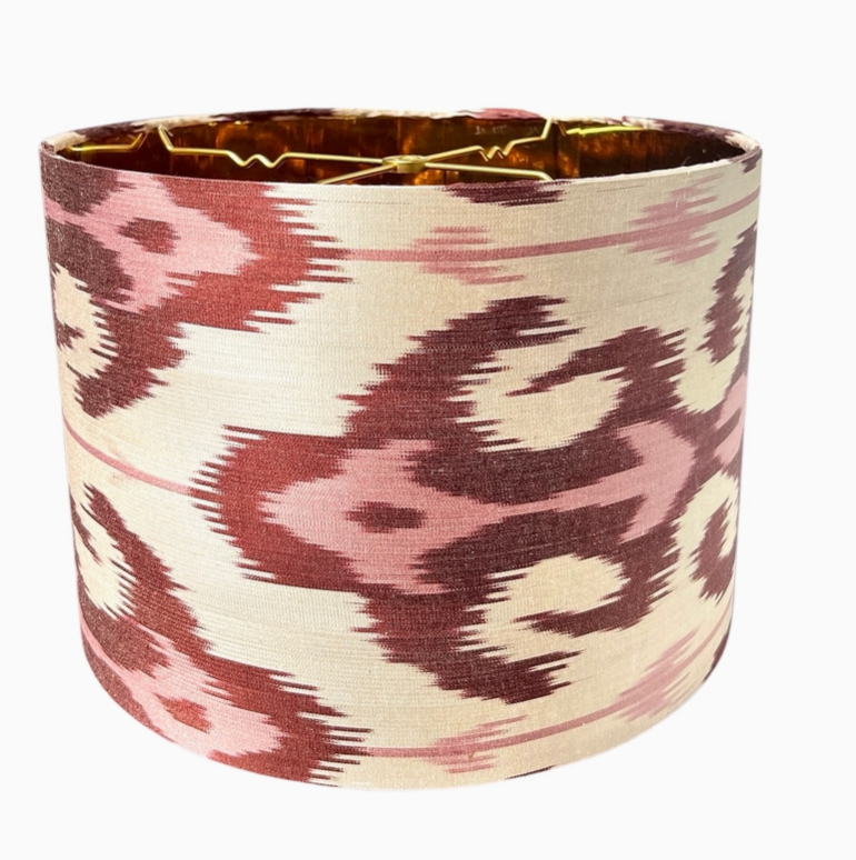 Ikat Drum Bespoke Lampshade