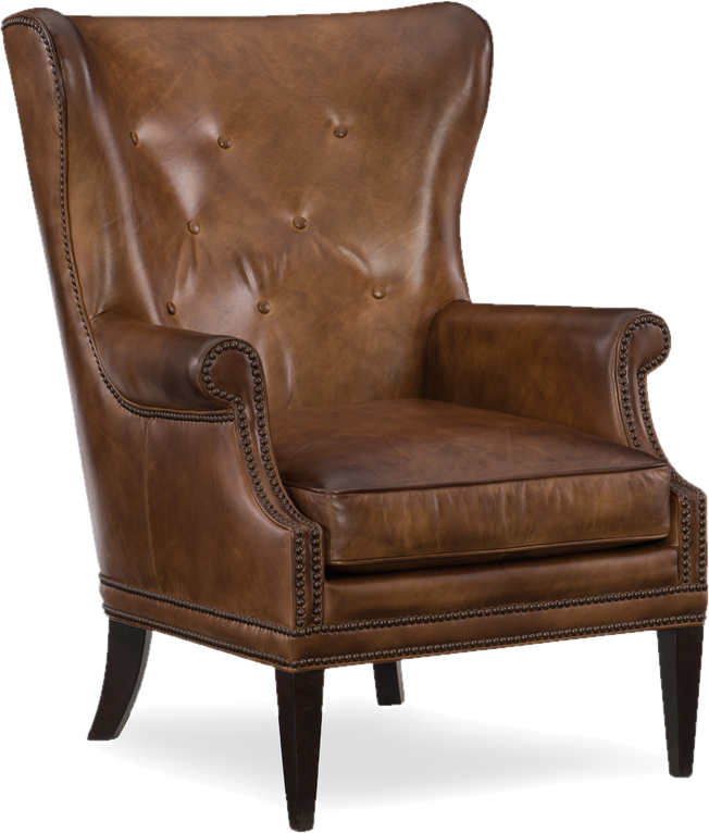 CC Leather Wingback Chair