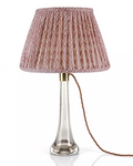 Fermoie Modified Empire Linen Shade in Pink Popple