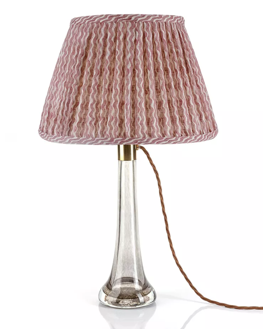 Fermoie Modified Empire Linen Shade in Pink Popple