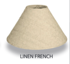 Royal HB607 French Linen Hardback Coolie Empire Shade