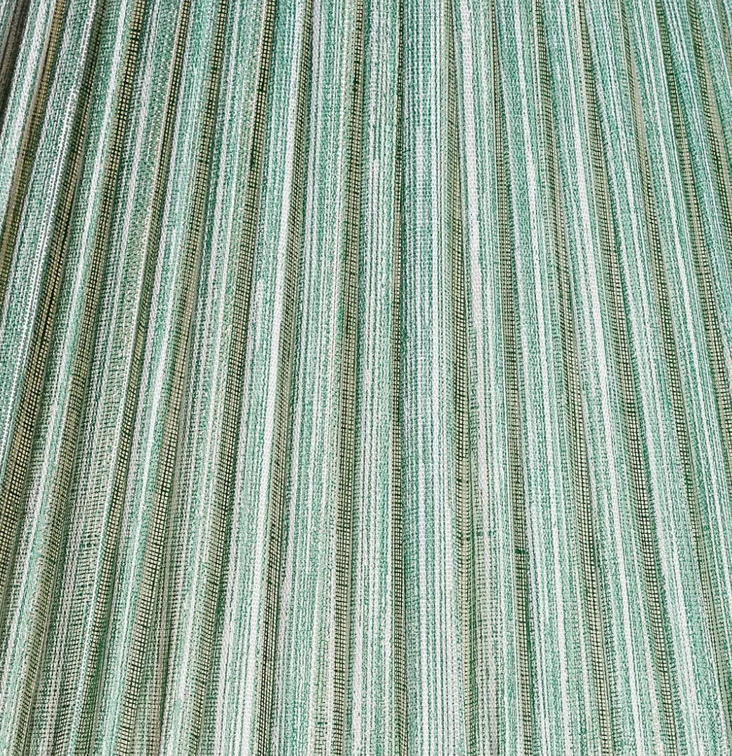 Fermoie Modified Empire Linen Shade in Green Strié