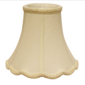 SL47 Egg Shantung Scallop Bell Shade