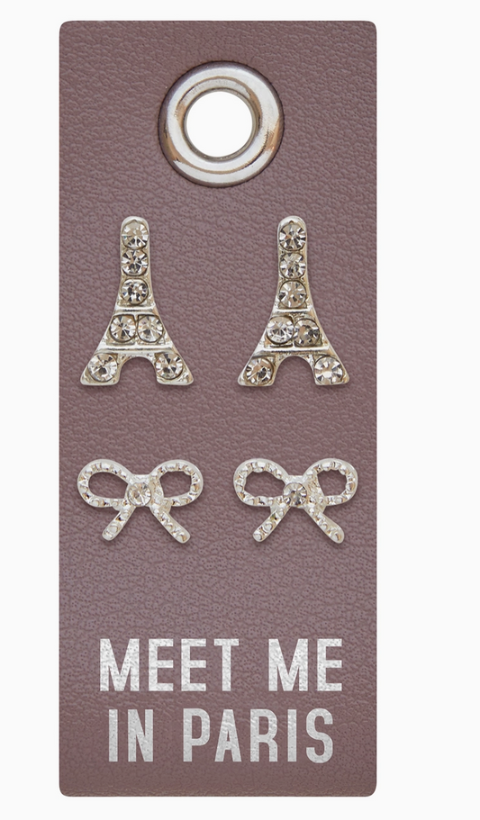 "Meet Me In Paris" Earring Set