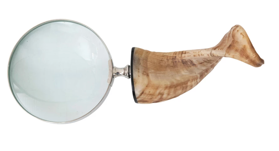 Magnifying Glass with Horn Handle