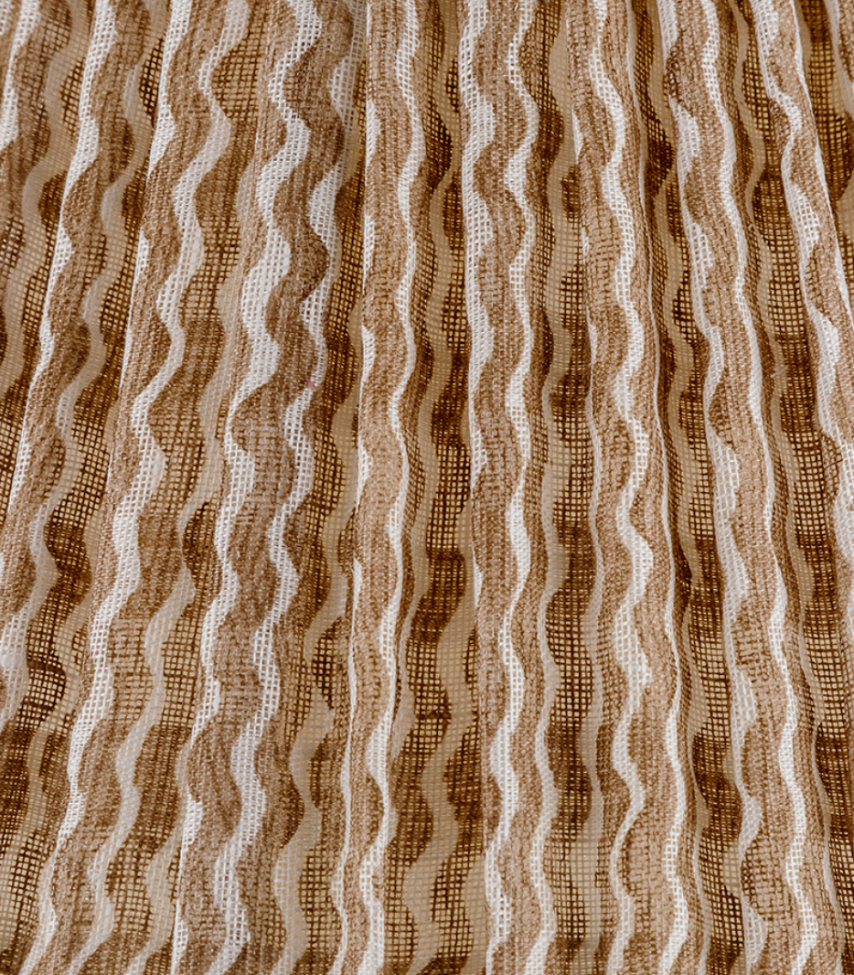 Fermoie Modified Empire Linen Shade in Nut Brown Popple