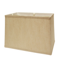 SL135 Jute Burlap Retro Rectangle Shade
