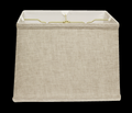 SL135 Oatmeal Linen Retro Rectangle Shade
