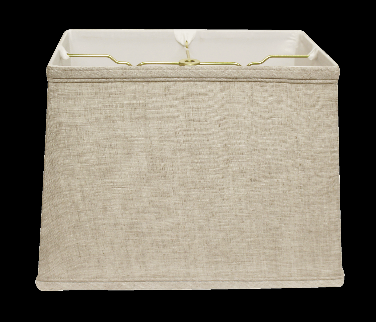 SL135 Oatmeal Linen Retro Rectangle Shade