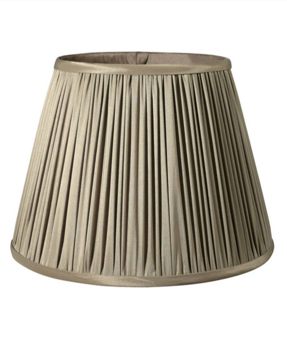 SL206 Ash Taffeta Pencil Pleat Shade