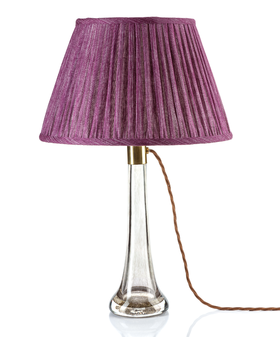 Fermoie Modified Empire Linen Shade in Back To The Fuschia