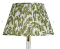 Fermoie Modified Empire Linen Shade in Green Marlborough