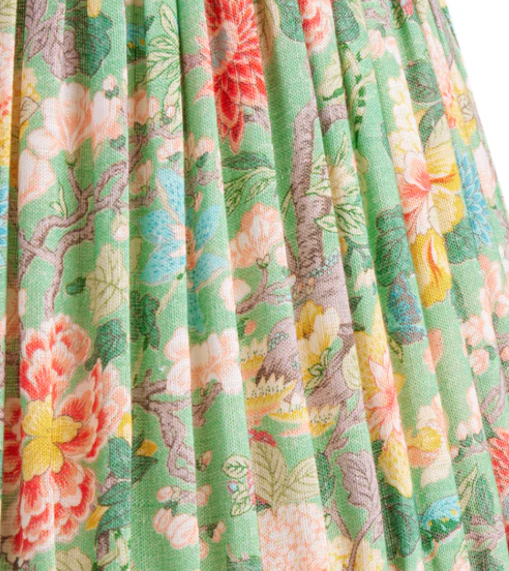 Emerald Little Magnolia Linen by GP & J Baker Empire Shade
