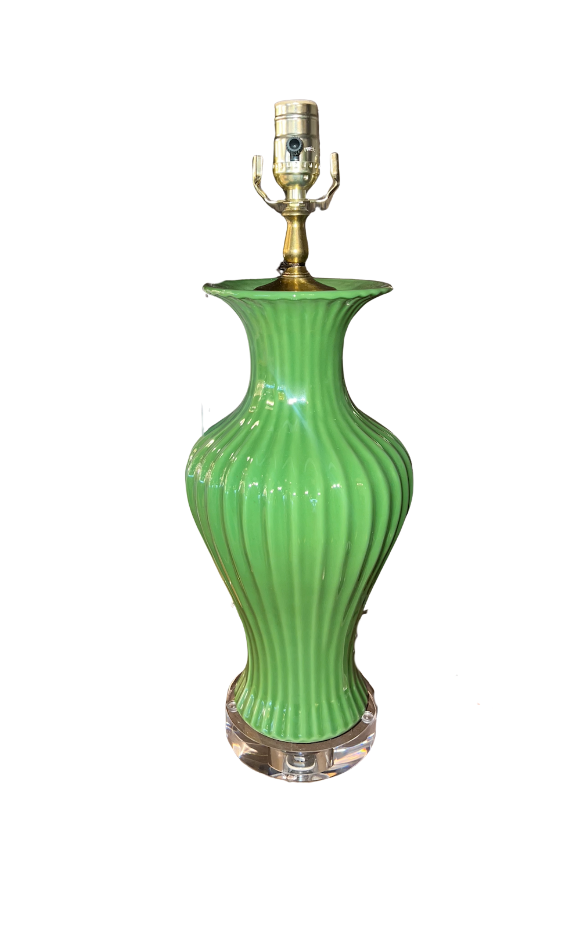 Handmade Porcelain Table Lamp (excluding shade)