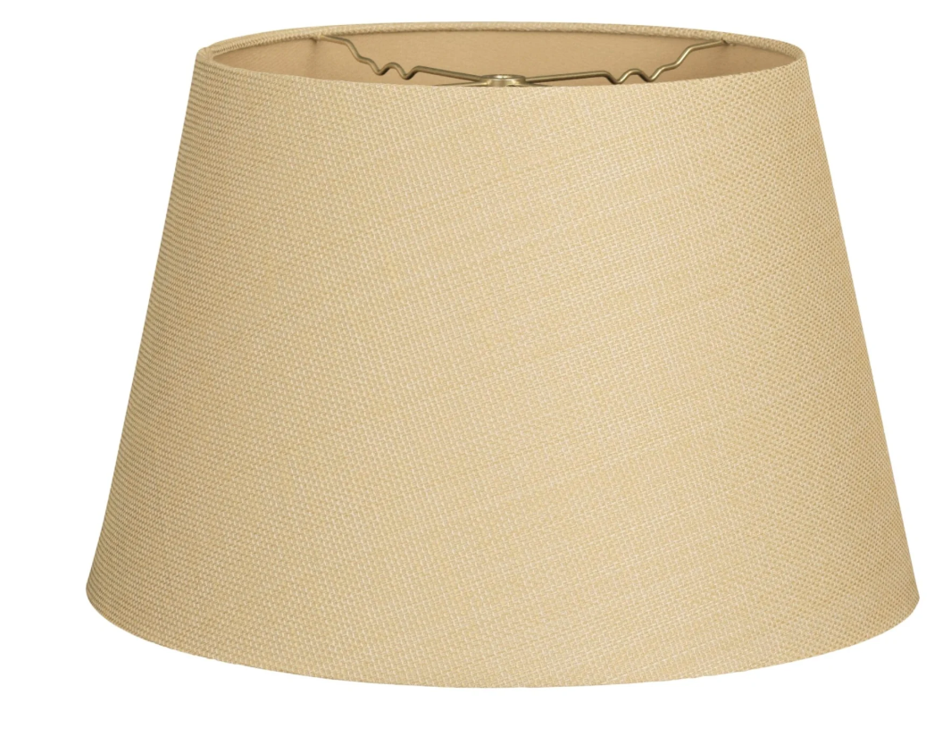 Royal HB606 French Linen Hardback Tapered Shallow Drum Shade