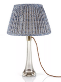 Fermoie Modified Empire Linen Shade in Blue Popple