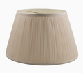 Candelight Mushroom Pleat Modified Empire Silk Shade