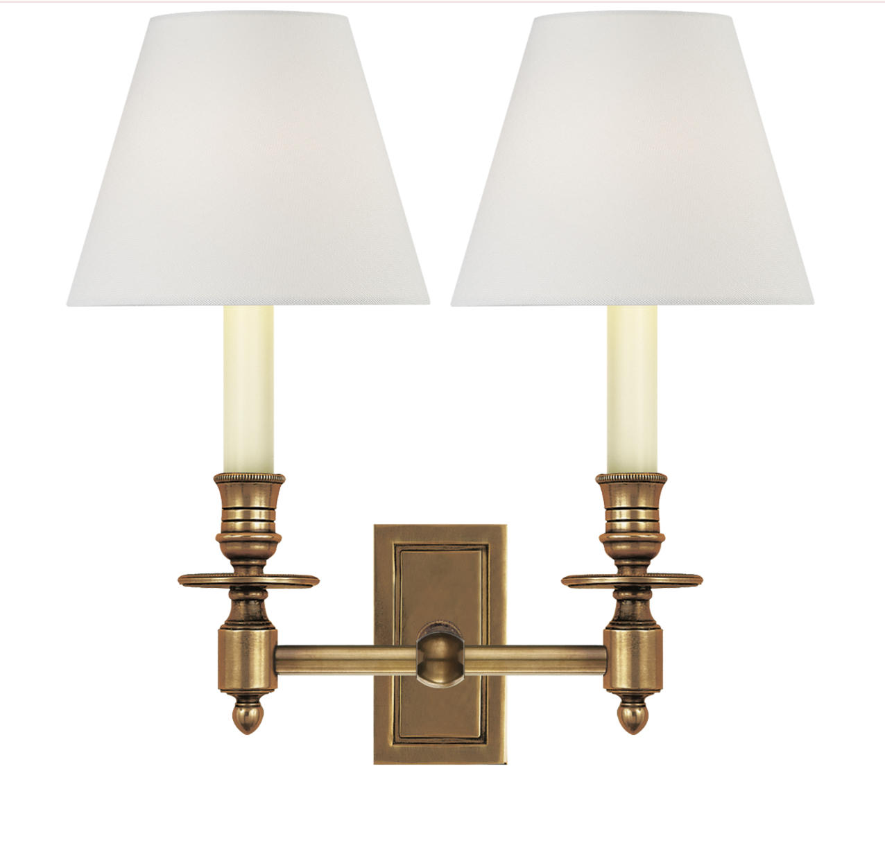 French Double Library Sconce
