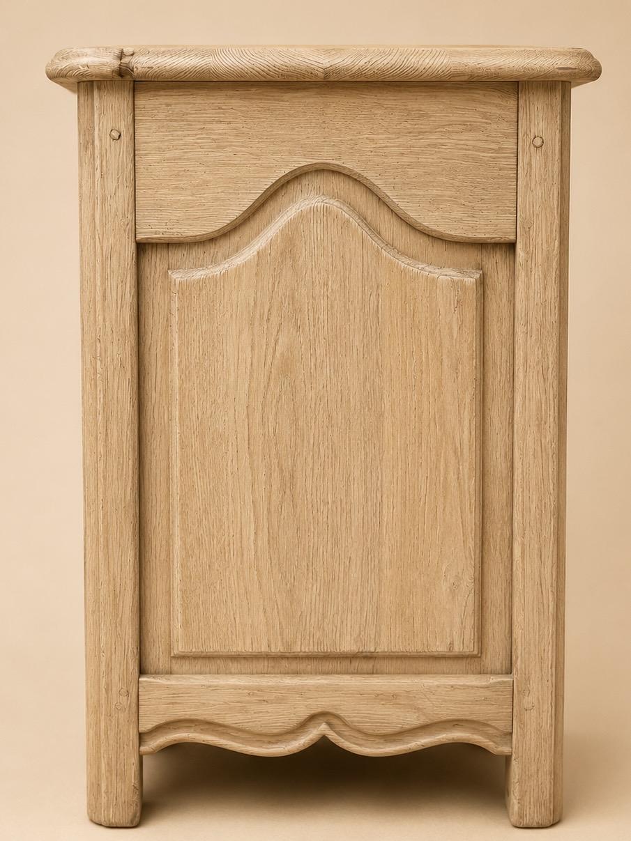 19th Century French Bleached Oak Provincial Commode | Four Drawer Chest