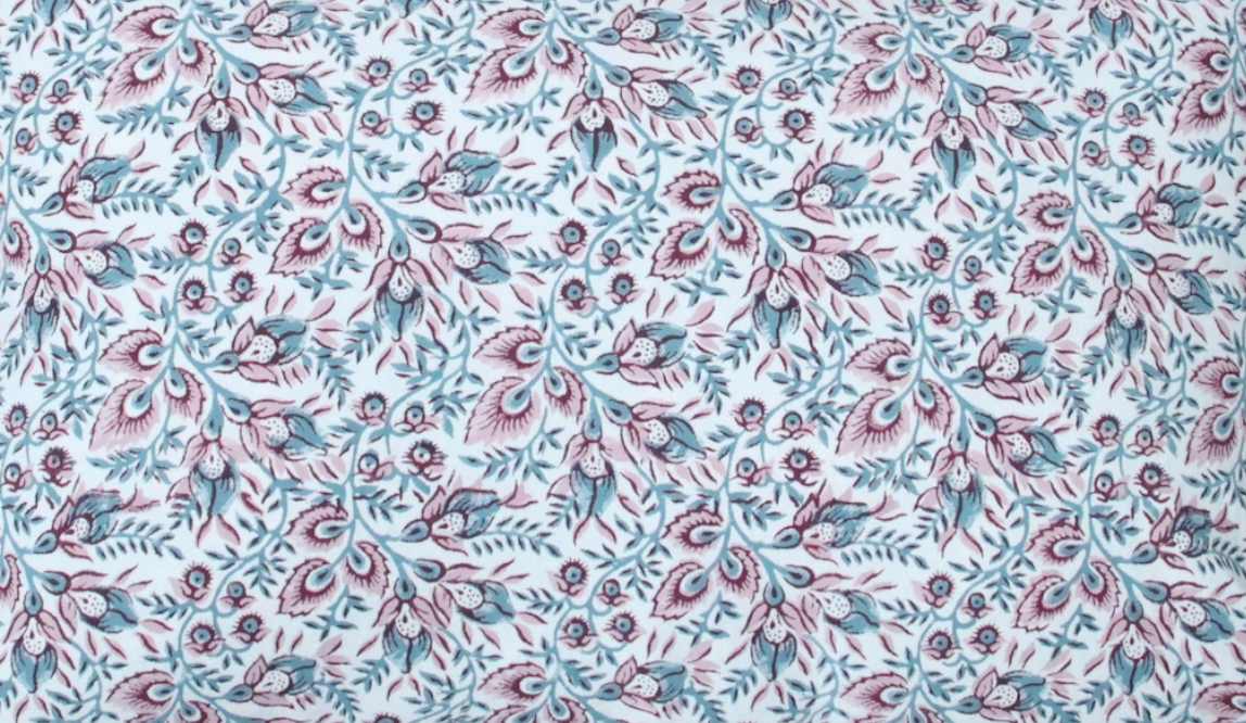 Block Print Tablecover 63" x 106"