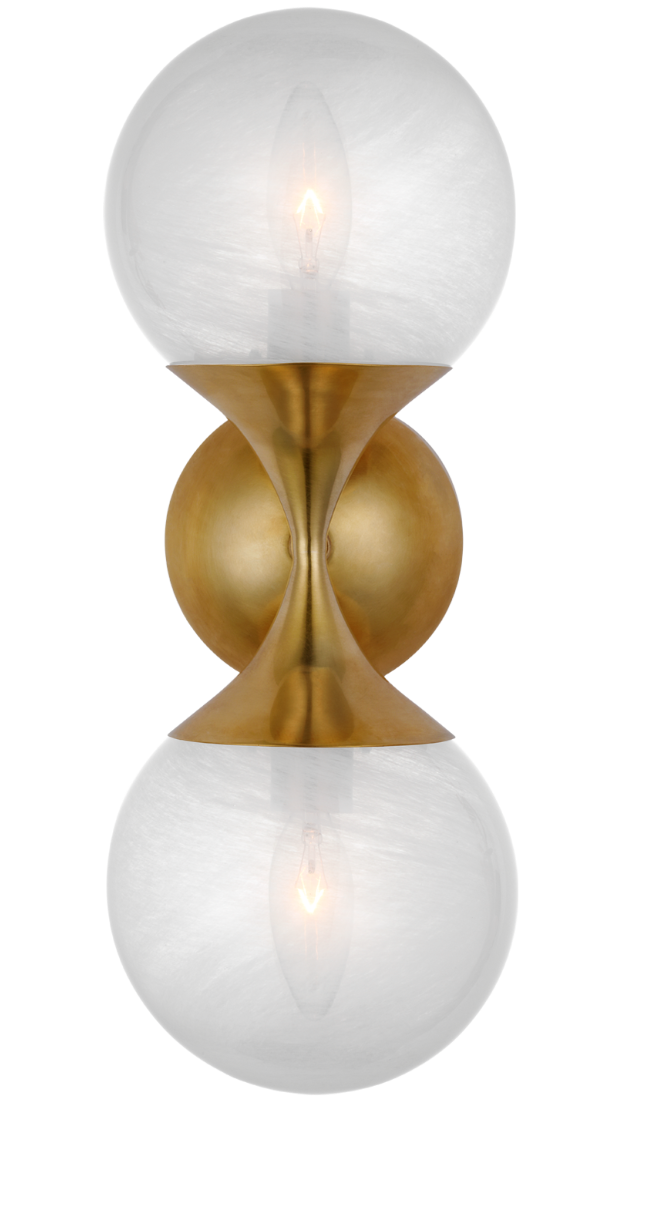 Cristol Small Double Sconce