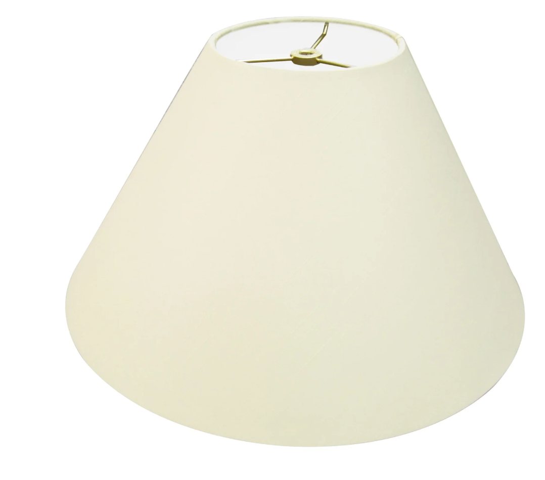 Royal HB607 Eggshell Shantung Hardback Coolie Empire Shade