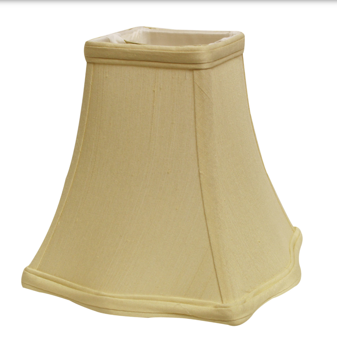 SL36 Antique White Shantung Fancy Square Shade