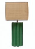 Emerald Fluted Table Lamp