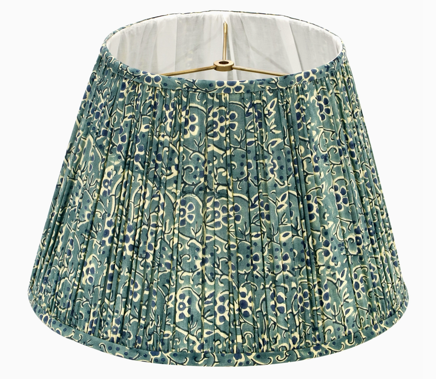 Flowered Pleated Empire Lamp Shade