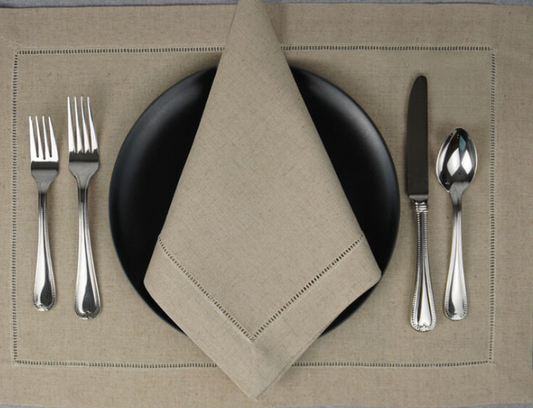 Hemstich Linen Napkins