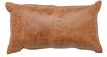 Dumont Leather Lumbar Pillow